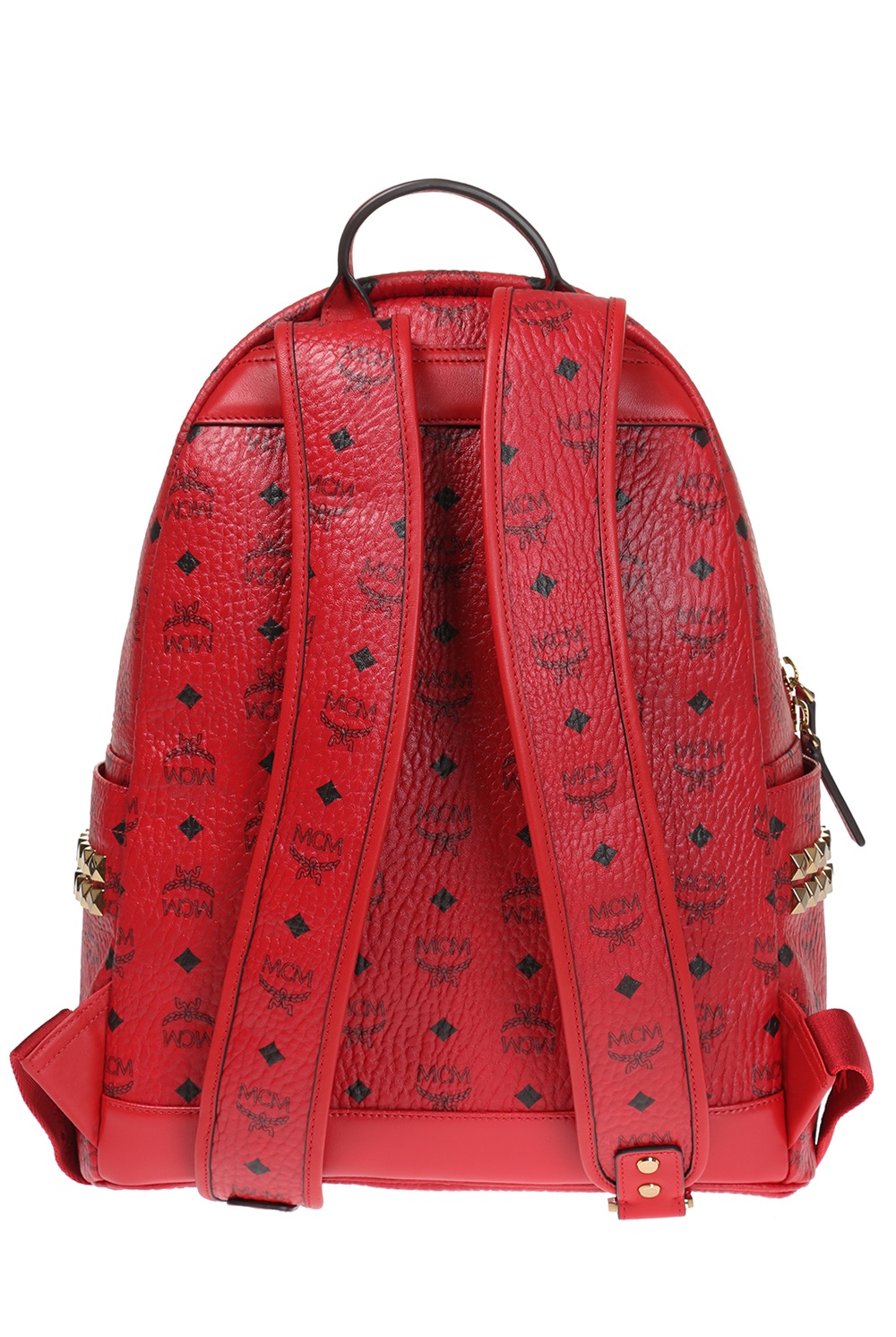 Ruby red mcm discount backpack